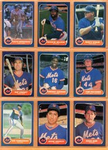 1986 Fleer New York Mets Team Lot 12 Mookie Wilson Ray Knight Keith Hernandez ! - £2.55 GBP