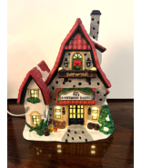 Santas Workbench Christmas Village The Gingerbread Bakery Lighted - £10.95 GBP
