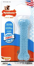 Nylabone Chicken Flavor Puppy Chew Choose Pink or Blue - $7.99