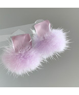 Earrings Stud Feather masquerade party earrings short High quality stud ... - $19.90