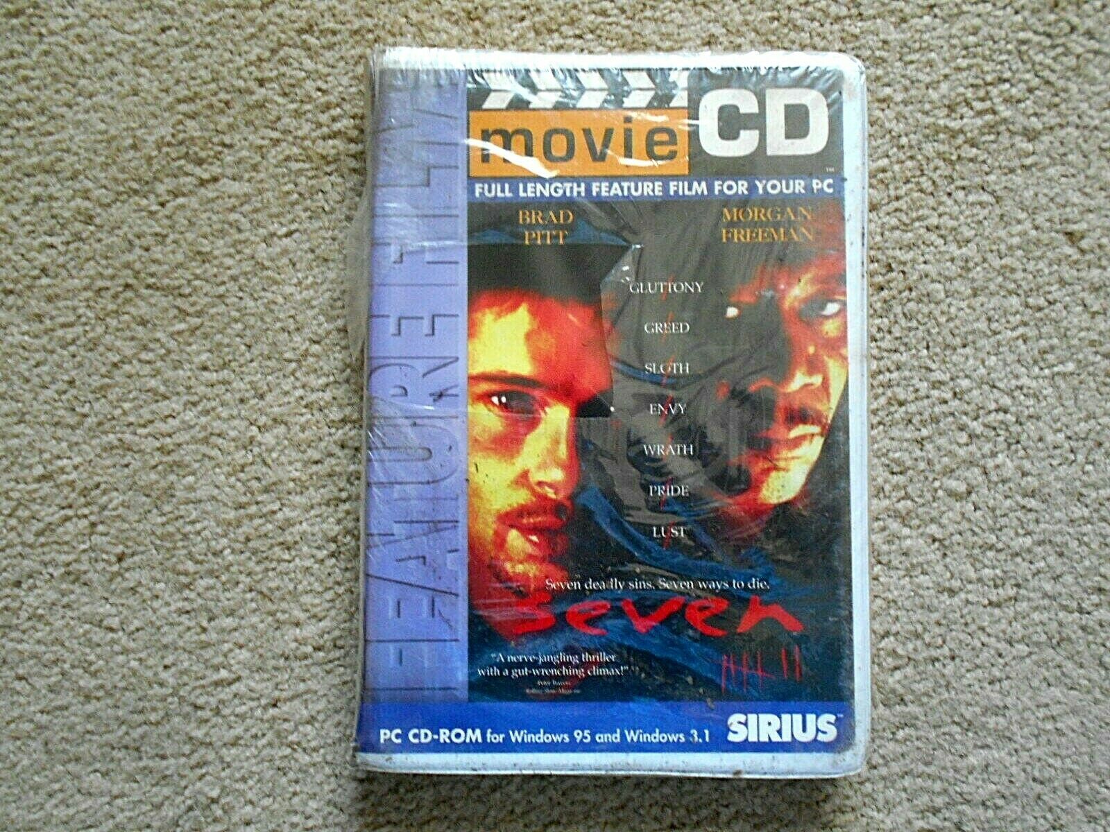 Sirus Seven Movie CD with Brad Pitt - $10.39