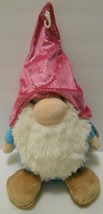 The Gnomlins Stuffed Toy Gnome Puttering Gnomlin Pink Hat Blue Shirt Plush 10&quot; - £27.93 GBP