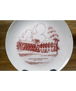 Commemorative Plate Of Country Club Methodist Church In Kansas City Miss... - $23.48 CAD