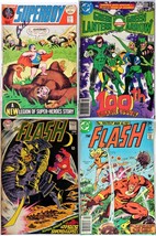 4 VTG DC Comics GREEN LANTERN ARROW #100 SUPERBOY #183 The FLASH #s 180 ... - $34.65