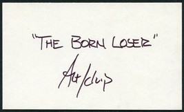 CHIP SANSOM SIGNED 3X5 INDEX CARD THE BORN LOSER COMIC STRIP ARTIST CART... - $17.63