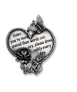 Cathedral Art (Abbey & CA Gift) Cathedral Art Heart Visor Clip, Sister - $9.82