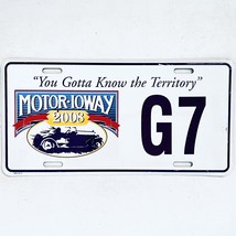 2008 License Plate MOTOR-IOWAY G7 - £14.78 GBP