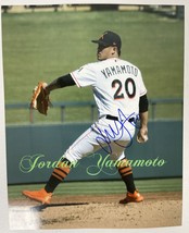 Jordan Yamamoto Signed Autographed Glossy 8x10 Photo - COA/HOLO - Miami Marlins - £15.97 GBP