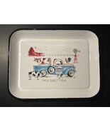 Anne Tavoletti Farm Sweet Farm Rectangular Metal Tray Enameled - $334.67 MXN
