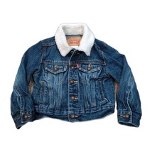 Toddler Levi Strauss 2T Denim Trucker Jacket Sherpa  EXCELLENT CONDITION  - $426.47 MXN