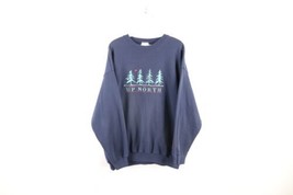 Vtg 90s Streetwear Womens XL Faded Spell Out Up North Michigan Sweatshirt USA - £34.99 GBP