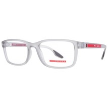 Prada Linea Rossa PS090V 14C101 Eyeglasses Grey Transparent Frame Demo L... - $6,975.00 MXN