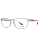 Prada Linea Rossa PS090V 14C101 Eyeglasses Grey Transparent Frame Demo L... - €321,66 EUR