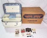 VTG American Tourister Tiara White Hardshell Makeup Train Case Original ... - $199.99