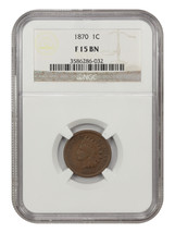 1870 1C NGC F15 - £180.26 GBP