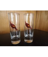 Vintage Set of 2# Wild Turkey Shot Glasses Barware - £6.59 GBP
