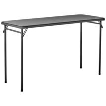 Cosco 20&quot; X 48&quot; Vinyl Top Folding Table, Black - £55.84 GBP