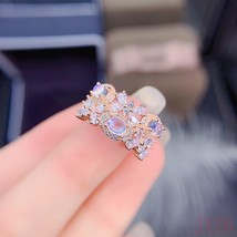 Ng opening adjustable ring silver bridal engagement ring retro zircon lady wedding ring thumb200