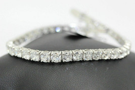 9.40 CT Lab Created Round Diamond Tennis Bracelet Crafted White Gold Over 7.25&quot; - £186.13 GBP