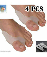 4x Gel Toe Separators Stretchers Bunion Splint, Toe Straightener Alignment - $9.84 CAD