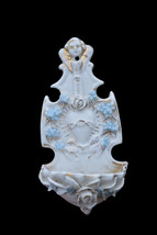 ⭐ antique faience holy water font &#39;Sacred Heart&#39; made 19 th century ⭐ - £46.11 GBP