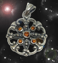 HAUNTED NECKLACE 5 MYSTICAL FIRES COMMAND OVER ALL YOUR MAGICK HIGHEST MAGICK image 2
