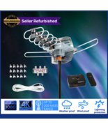 HD TV  Antenna 1080P Outdoor Amplified 360 Rotor UHF VHF FM 150 Mile w S... - $42.56 CAD