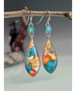 Vintage Style Artificial Dangle Earrings for Women Fashion Jewelry Earring  - $27.55 CAD
