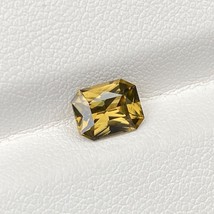 Natural Unheated Yellow Zircon 1.87 Cts Emerald Cut Loose Gemstone - £182.25 GBP