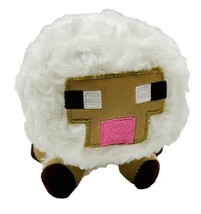 Minecraft White Baby Sheep Plush 6” Mojang 2014 Toy Collectible Lamb Big Head - £15.48 GBP