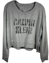 Calvin Klein Jeans Women&#39;s Sweatshirt Long Sleeve Side Zipper w/Logo Siz... - £15.85 GBP