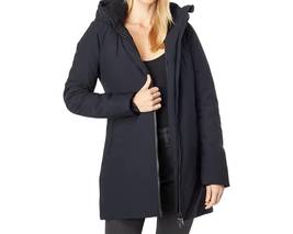 Women&#39;s Lila Full Zip Hooded Stretch Non Baffled All Weather Coat - £192.92 GBP