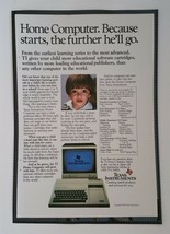 Vintage 1983 Texas Instruments TI Home Computer Full Page Color Ad - £5.30 GBP
