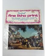 VTNG Vibrant Paul Detlefsen Fine Litho Print Train Days Gone By Condecra... - $9.00