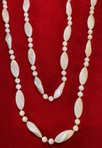34&quot; Bead Necklace - White - £5.00 GBP
