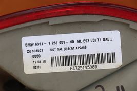 2011-13 BMW E93 M3 328i 335i LCi Coupe Outer Taillight Light Lamp Left LH image 9