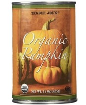 Trader Joe&#39;s Organic Canned Pumpkin (1 Can) 15 Oz - PACK OF 3 3/2025 - $13.99