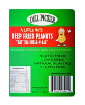 6 Pack - Dill Pickle Deep Fried Peanuts - £39.83 GBP