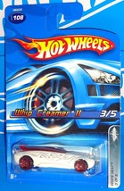 Hot Wheels 2005 White Heat Series #108 Whip Creamer II White w/ Red PR5s - $3.50