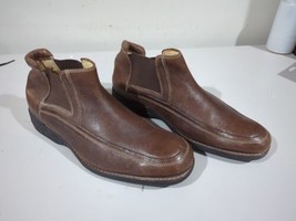 Johnson and Murphy  Brown Leather Fulton Slip On Boot Size 12M - $27.72