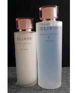 Elixir Lifting Emulsion I &amp;Elixir Lifting Softener II  Shiseodo Japan 2p... - $163.35