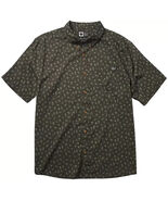 Salty Crew Men&#39;s Coastal Woven Charcoal Short Sleeve Button up Size Large - $727.72 MXN