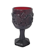 Vintage Avon Ruby Red Cape Cod 4.5&quot; Wine Glass Goblet - €5,14 EUR