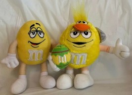 NWT 2004 M&amp;M Plush Yellow Easter Chick Beak Feathers Egg Galerie + Peanu... - £15.97 GBP