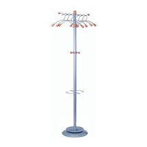 Alba Wavy Coat Stand in Silver Grey Umbrella Holder - $258.62
