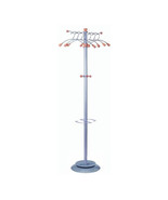 Alba Wavy Coat Stand in Silver Grey Umbrella Holder - €221,91 EUR