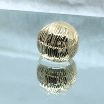 Women&#39;s Italian Engraved Shapely Loustrous Ring 14k Width 20.70 mm - £452.69 GBP
