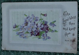 Vintage Color Tone Postcard, Artwork, The Lord Bless Thee and Keep Thee, 1914 - £3.87 GBP