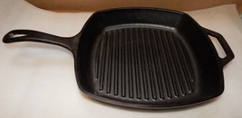 Lodge L8SGP Cast Iron Square Grill Pan Pre-Seasoned 10 1/2” &amp; Handles US... - $37.63 CAD