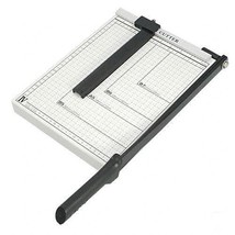 Paper Cutter - 10 X 10 Inch - Metal Base Trimmer Guillotine Type - £26.46 GBP